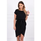 Kesi Tied dress with a clutch bottom black Cijene