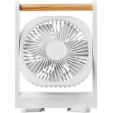 INF Ravni prenosni namizni ventilator 2000mAh, Type-C hitro polnjenje White, (5000310483) | Shoptok.si