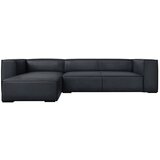 Windsor & Co Sofas Črna usnjena kotna zofa (levi kot) Madame - Windsor & Co Sofas Cene