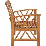 vidaXL Vrtna klupa 119 cm od masivnog bagremovog drva | shoptok.hr