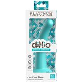 DILLIO Curious Five - silikonski dildo (15cm) - tirkiz | shoptok.hr