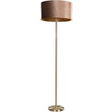 QAZQA Vloerlamp messing met velours kap krokodil 50cm - Simplo Cene