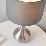  Endon 61192 - prigušiva stona lampa PICCADILLY 1xE14/40W/230V mat hrom/siva | Eponuda.com