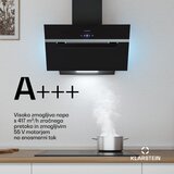 Klarstein BigBite poševna kuhinjska napa | način odsesavanja in recirkulacije zraka | varnostno steklo | 417 m³/h | 60 cm | Shoptok.si