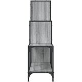  Regal za knjige siva boja hrasta 92x30x102 cm od drva i metala | Eponuda.ba