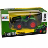  Remote Controlled Agricultural Tractor with Bulldozer and Farmer RC 1:24 | Shoptok.si