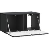 TV ormar za zid 59,5 x 31 x 30 cm Crna Konstruirano drvo | Eponuda.ba