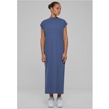 UC Ladies Women's Urban Classics Long Extended Shoulder Dress - Blue Cene