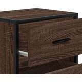  Zidni noćni ormarići 2 kom smeđi hrast 40x31x39 5 cm | shoptok.hr