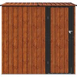  Vrtne šupe Smeđa 203 x 85 5 x 200 cm Metal | shoptok.hr
