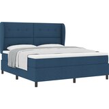 vidaXL Modra Box Spring Postelja z Vzmetnico, 180x200 cm, Tkanina, (22051575) | Shoptok.si