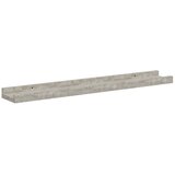  Zidne police 2 kom siva boja betona 60 x 9 x 3 cm | shoptok.hr
