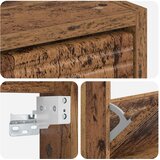  Ormar za cipele na zidu HAARLEM 71 x 17 x 43 cm Staro drvo | shoptok.hr
