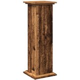 vidaXL Stalak za izložbu s pohranom boja staro drvo 31x30x90 cm drveni | shoptok.hr