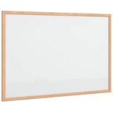  Magnetna bijela ploča s okvirom od masivnog borovog drva 60 x 40 cm | shoptok.hr
