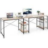 Costway Računalniška miza Kotna miza 151 x 151 x 75 cm, (5000007000) | Shoptok.si