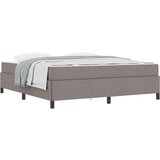 vidaXL Krevet s opruga kutije Taupe, Crna 180 x 200 cm | shoptok.hr