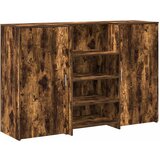 Maison Chic sprejemna miza - računalniška miza - pisarniška miza dimljeni hrast 155x50x103,5 cm inženirski les, (21785684) | Shoptok.si