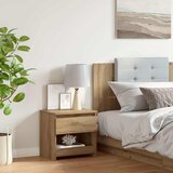  Noćni ormarić Artisan hrast 40x30x39 cm izrađeno drvo | shoptok.hr