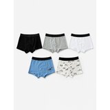 Sinsay Pamučne bokserice s motivom građevinskih vozila 5 pack | shoptok.hr