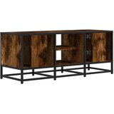 TV ormarić boja dimljenog hrasta 100x35x41 cm konstruirano | shoptok.hr
