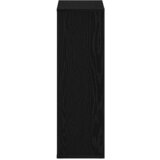  Polica za knjige crni hrast 50x25x80 cm inženjerski drvo | Shoptok.si