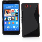  Gumijasti / gel etui S-Line za Sony Xperia Z3 Compact - črni Cene