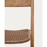 Kave Home Leseni vrtni stol v naravni barvi Dandara - | Shoptok.si