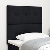 vidaXL LED vzglavje Črna 80 cm Tkanina | Shoptok.si