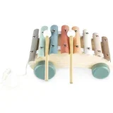 Wooden Pull Xylophone vlečni ksilofon iz lesa 1 kos