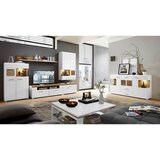 Hom`in komoda, bela, barve hrasta | Shoptok.si