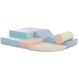  Blazine za plezanje, mehka igrala, 6 delni set blazin za otroka, poligon (pastelne barve) | Shoptok.si