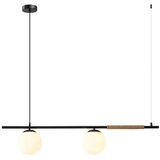 Vidik 22898 VISEĆA SVJETILJKA CRNA NATUR 2xE27 | shoptok.hr