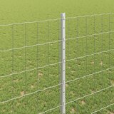 Euro ograda s postom 10 x 1,5 m Pocinčani čelik Srebrna Mreža | Eponuda.com
