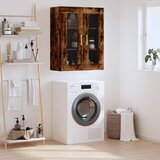 Maison Chic Stenska omarica - Zidna omarica dimljen hrast 69,5x34x90 cm iu855, (22063009) | Shoptok.si