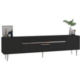 Hanah home TV komoda Dekolp1, 150x48x29.6 cm, antracit-srebrna boja | Eponuda.ba