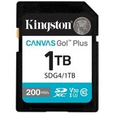 Kingston SD Card 1TB SDG4/1TB class 10 200Mbs/160MBs Cene