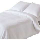 HOMESCAPES Komplet Prevlek za Odejo iz Egipčanskega Bombaža v Beli Barvi s Kompletom 330 Niti, 155x220 cm, (20747850) | Shoptok.si