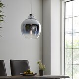  Endon 96442 - Visilica na sajli PANTHER 1xE27/10W/230V, sjajni hrom / zadimljeno staklo | Eponuda.com