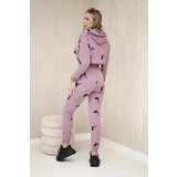 Kesi Set with printed pistols in dark pink color | shoptok.hr
