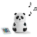 Rabbit And Friends Mehka lučka z daljincem in Bluetooth zvočnikom - panda - bela Cene