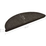  Samoljepljivi otirači za stepenice 5 kom antracit 56x17x3 cm | shoptok.hr