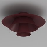  plafonsko svetlo plato 1xE27/15W/230V, prečnika 32 cm, bordo | Eponuda.com