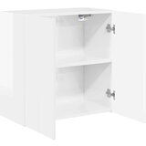  stenska omara Visok sijaj bela 59,5 x 31 x 60 cm, (5000092216) | Shoptok.si