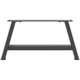  Noge za klubsko mizico v obliki črke A, 2 kosa, antracitne, 60 x (30-31) cm, jeklo, (22123579) | Shoptok.si