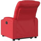 Naslonjač na podizanje od umjetne kože crveni | shoptok.hr