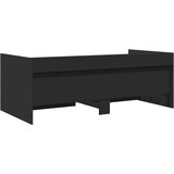  Dnevni krevet s ladicama crni 90 x 200 cm konstruirano drvo | shoptok.hr