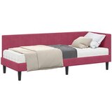  Kutni krevetni okvir s madracem 2 kom. Vinska crvena 80 x 200 cm | Shoptok.si