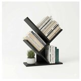Hanah home Polica za knjige Tree Black Cene