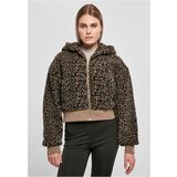 UC Ladies Ladies Short Oversized AOP Sherpa Jacket darktaupeleo | ePonuda.com